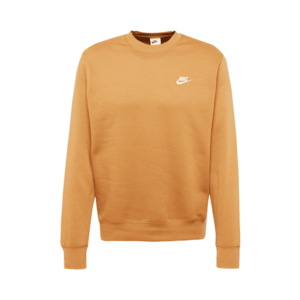 Nike Sportswear Tréning póló 'CLUB Fleece' világos narancs / fehér kép