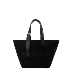 AllSaints Shopper táska 'ANIK' fekete / fekete melír kép