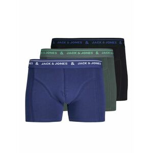 JACK & JONES Boxeralsók 'JACLAWRENCE' sötétkék / fenyő / fekete / fehér kép