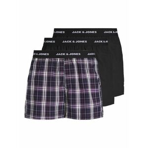 JACK & JONES Boxeralsók 'JACANTON' lila / fekete / fehér kép