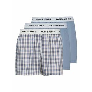 JACK & JONES Boxeralsók 'JACPETER' világoskék / taupe / rikító piros / fehér kép