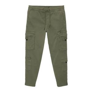 Pull&Bear Cargo nadrágok khaki kép