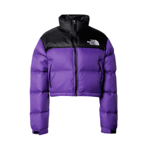 THE NORTH FACE Átmeneti dzseki 'NUPTSE' lila / fekete / fehér kép