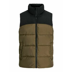 JACK & JONES Mellény 'JJMOON' barna / fekete kép