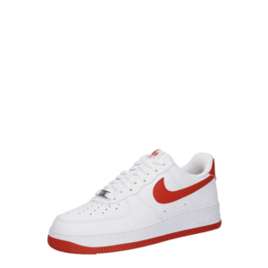 Nike Sportswear Rövid szárú sportcipők 'Air Force 1 '07' piros / fehér kép