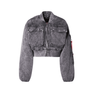 ALPHA INDUSTRIES Átmeneti dzseki fekete farmer kép