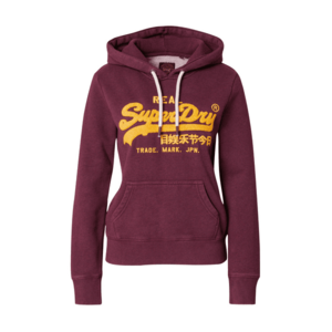 Superdry Tréning póló sárga / borvörös / fehér kép