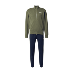 EA7 Emporio Armani Jogging ruhák sötétkék / olíva / fehér kép