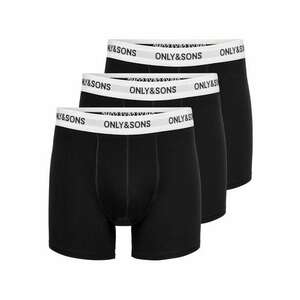 Only & Sons Boxeralsók 'ONSFITZ' világosszürke / fekete / fehér kép