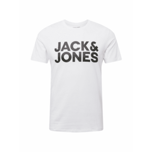 JACK & JONES Póló fekete / fehér kép