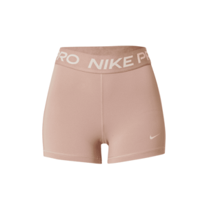 NIKE Sportnadrágok cappuccinobarna / fehér kép