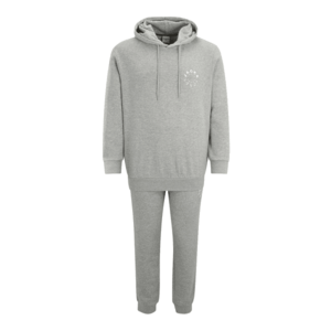 Jack & Jones Plus Jogging ruhák 'JJWARRIOR' világosszürke / fehér kép