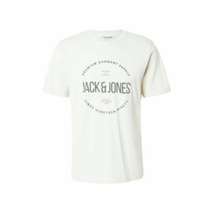 JACK & JONES Póló 'JPRBLAaston' világos bézs / olíva / mandarin kép