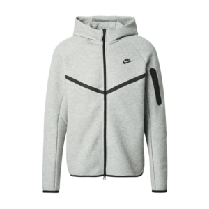 Nike Sportswear Tréning póló 'TECH FLEECE' sötétszürke / szürke melír / fekete kép