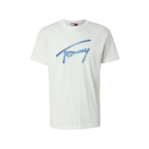 Tommy Jeans Póló azúr / encián / fehér kép