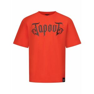 Tapout Póló 'SIMPLY BELIEVE' antracit / piros / világospiros kép