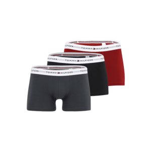 Tommy Hilfiger Underwear Boxeralsók szürke / piros / fekete / fehér kép