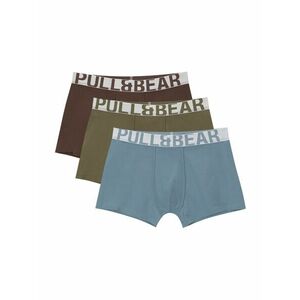 Pull&Bear Boxeralsók világoskék / barna / khaki kép