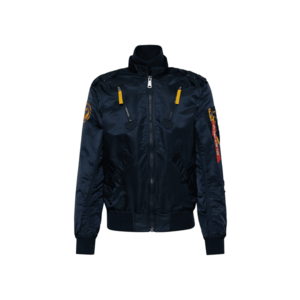 ALPHA INDUSTRIES Átmeneti dzseki 'Falcon II' tengerészkék / sárga / fekete kép