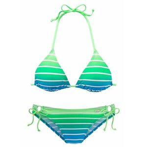 VENICE BEACH Bikini égkék / neonzöld / fehér kép