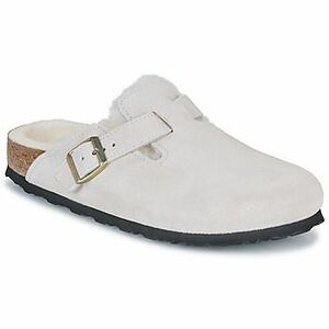 Klumpák Birkenstock Boston Shearling LEVE Antique White LAF kép