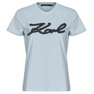 Rövid ujjú pólók Karl Lagerfeld BOUCLE KARL SIGNATURE T-SHIRT kép