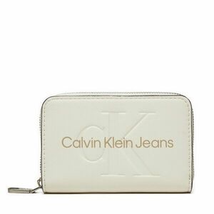 Kis női pénztárca Calvin Klein Jeans Zip Around Mono K60K612255 Fehér kép