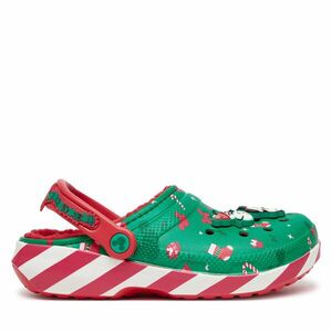 Papucs Crocs Classic Mickey Xmas Lined Clog 210813 Zöld kép