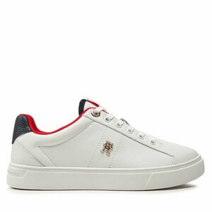 Sportcipők Tommy Hilfiger Essential Elevated Court Sneaker FW0FW07685 Ekru kép