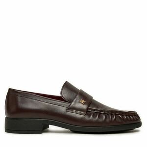 Lords Tommy Hilfiger Loafer Soft Nappa Pleated Toe FW0FW08362 Bordó kép