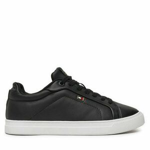 Sportcipők Tommy Hilfiger Icon Court Sneaker Flag FW0FW08327 Fekete kép