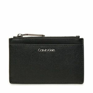 Bankkártya tartó Calvin Klein Ck Must Cardholder W/Zip_Caviar K60K613071 Fekete kép