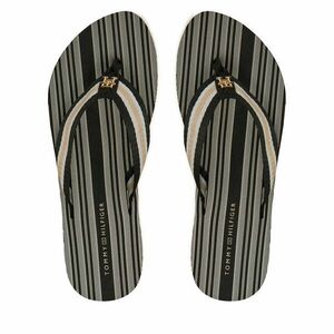 Flip-flops Tommy Hilfiger Im Th Print Beach Sandal FW0FW08370 Fekete kép