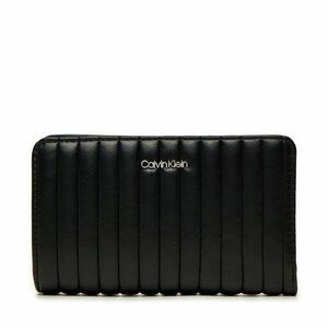 Nagy női pénztárca Calvin Klein Mini Line Quilt Medium Bifold K60K613063 Fekete kép