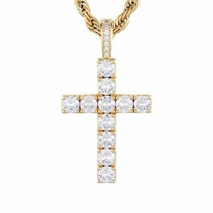 Medál ICED STUFF Diamond Cross Arany kép