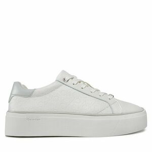 Sportcipők Calvin Klein Flatform C Lace Up - Mono Mix HW0HW01870 Fehér kép