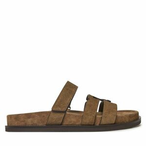 Papucs Tory Burch Ines Sport Slide 163481 Barna kép