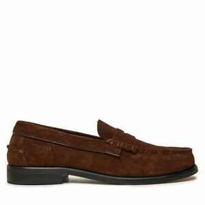 Lords Tommy Hilfiger Classic Hilfiger Suede Loafer FM0FM05363 Barna kép