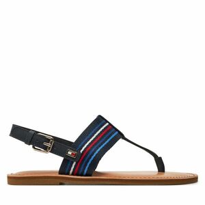 Szandál Tommy Hilfiger Flat Sandal Stripes FW0FW07924 Sötétkék kép