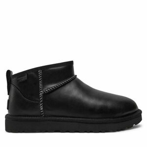 Hótaposó Ugg W Classic Ultra Mini Lthr Regen 1163490 Fekete kép