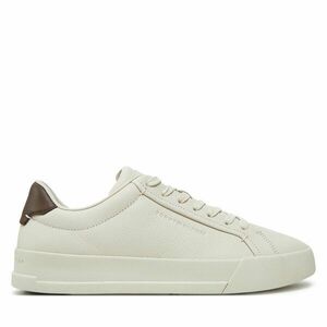 Sportcipők Tommy Hilfiger Th Court Best Tumbled Lth FM0FM05324 Bézs kép