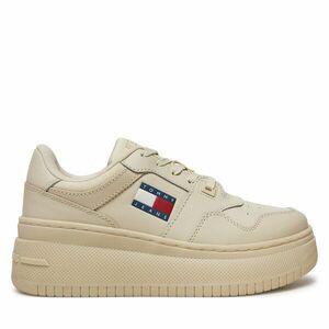 Sportcipők Tommy Jeans Retro Basket EN0EN02506 Bézs kép