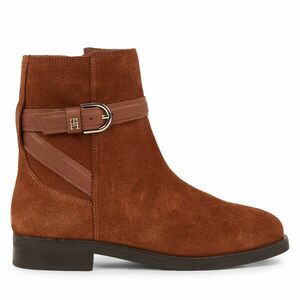 Bokacsizma Tommy Hilfiger Elevated Essential Boot Suede FW0FW07482 Barna kép