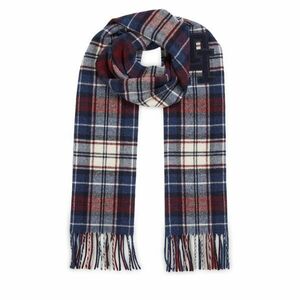 Sál Tommy Hilfiger Th Monogram Tartan Scarf AM0AM11984 Kék kép