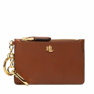 Bankkártya tartó Lauren Ralph Lauren Zip Card Cas 432876731001 Barna kép