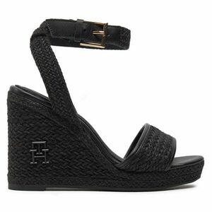 Espadrilles Tommy Hilfiger Th Rope High Wedge Sandal FW0FW07926 Fekete kép