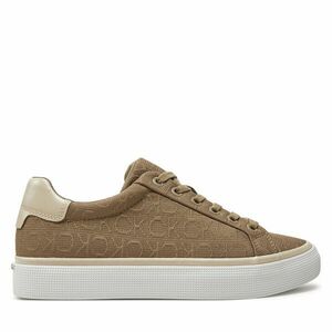 Sportcipők Calvin Klein Vulc Lace Up Diam Fox Mono Jacq HW0HW01907 Barna kép