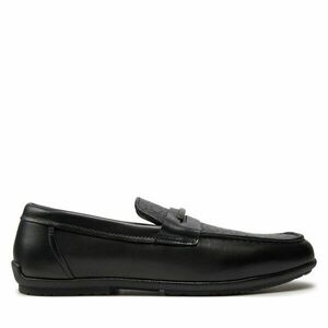 Mokaszin Calvin Klein Driving Shoe Metal Bar Mono HM0HM01433 Fekete kép