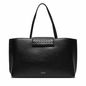 Táska Calvin Klein Calvin Mini Quilt Medium Tote K60K611885 Fekete kép