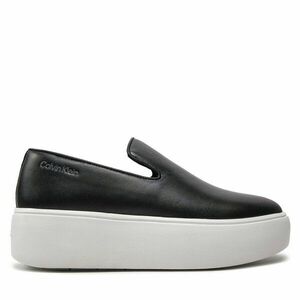 Teniszcipő Calvin Klein FLATFORM CUPSOLE SLIP ON LTH HW0HW01893 Fekete kép